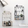 Hooks Rails Hounded Key Holder Hanging Pocket Letter Storage Storage Storage Organizer Home Kitchen Attrainway House reference on Wall Decoration 230625