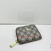 Cartera para mujer, monedero Multicolor, billetera Doudou, tarjeteros coloridos para mujer, cierre de un solo tirón, tarjetero de bolsillo clásico