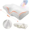 Pillow 60x35cm Orthopedic Memory Foam Slow Rebound Soft Slepping Pillows Butterfly Shaped Relax The Cervical For Adult 230626