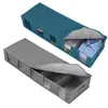 Clothing Wardrobe Storage Foldable Under Bed Bags 1 2 Pack Large Boxes Thick Breathable Underbed Clothes Zippered Organizer 230626