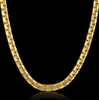 Kettingen Drop Hip Hop 6mm Goud Kleur Rvs Ketting Mannelijke Hele Platte Box Link Womens Heren Ketting 20quot 238730558