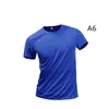 LL-012 Men's Tshirt Yoga Outfit Gym Clothing Summer Tops Exercise & Fitness Wear Sportwear Trainer Running Short Sleeve Shirts Fast Dry Breathable Large Size