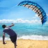 KITE Tillbehör Högkvalitativ 2,5 m Dual Line 4 Färger Parafoil Parachute Sports Beach Kite Lätt att flyga Factory Outlet 230625