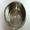 Stainless Steel Round Sink 340x150mm Polished RV Caravan Camper Boat GR-531B