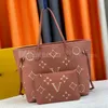 Designer für Mann Frau Einkaufstasche Luxus Damen Einkaufstasche Leder Briefdruck Handtasche Große Kapazität Mode Schultertaschen Vintage Luxus Münzgeldbörse