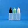 Lot 300 Pcs 1/2 OZ 15 ML Flacons compte-gouttes en plastique Antivol Tamper Evidence NOUVEAU LDPE Liquide GOUTTES POUR LES YEUX E CIG OIL Gqsgg