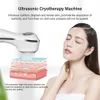 Face Massager Ultrasonic Cryotherapy Machine LED Cold Hamme Vibration Skin Aging Lifting Tightening Instrument Anti Massager B M5D9 230626