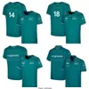 F1 Aston T-shirts Racing Clothing Team 2023 Driver T-shirt à manches courtes Casual Respirant Vêtements à séchage rapide Vêtements pour hommes Personnalisation