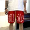 Rhude Shorts Designers Męskie Basketball Krótkie spodnie 2023 LUSURYS Summer Beach Palm Letter Street Fashion Modne spodnie