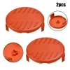 2Pcs Strimmer Trimmer Spool Cap Cover For Black Decker ST4525 ST5528 GH400 GL580 GLC1825 Replacement Part Brushcutter Acces