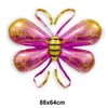 Party Dekoration Schmetterling Folienballons Flügel für Mädchen Geburtstag Cosplay Tanzen Insekten Thema