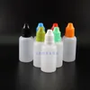 100 Pcs 30 ML LDPE PE Plastic Dropper Bottles With Child Proof Caps and Tips & Long Nipples Squeezable Gbsrq