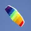 Akcesoria latawców Rainbow Dual Linia Sunt Kite Duże latawce parafilowe dla dorosłych latających latawców Kitesurf Factory Parachute 230625