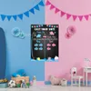 Nieuwheid Games verdwenen vis Geslacht Poster Party Party Game Guess Infant Gender Indoor Stem Toy Baby Shower Decor Interactive Games met gasten 230625