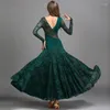 Abbigliamento da palcoscenico Abiti da ballo standard verde viola Abiti da flamenco Ballroom Waltz Red Social Tango Modern Costumes Rumba