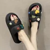 Summer Woven Leather Slippers 2023 Fashion New Baotou Flat Outdoor Comfortable Leisure Shopping Sandals
