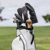 أغطية Golf Golf Golf Golf Golf Golf Club Club Skull Golf Club لـ Driver Fairway Wood Hybrid Golf Headcovers تناسب جميع نوادي الجولف 230625