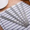 Neue 1/ 3/ 5 Pairs Edelstahl Stäbchen Set Chinesische Metall Nicht-slip Stahl Essstäbchen Kit Mehrweg lebensmittel Sushi Sticks Küche Werkzeuge