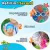 Sandspiel-Wasserspaß, wiederverwendbare Wasserballons, magnetische selbstdichtende Wasserbomben, Spritzbälle, Strand-Pool-Party, Sommerspaß, Aktivitätsspielzeug für Kinder 230625