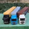 Diecast Model Car 1 50 Stor Diecast Alloy Truck Car Model Container Toy Simulation Pull Back Sound and Light Transport Vehicle Model Boy Toy Gift 230625