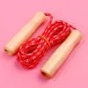 Primary student Sports toys students single up to the standard skipping rope children's fitness wooden handle Jump ropes school sporting goods gift