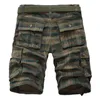 2023 Men's Shorts Mens Medium Pants Summer Cotton Outdoor Sports Beach Trend Plaid Loose Straight Large Size Cargo