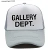 Marca de moda estadounidense galerías impresas gorra de béisbol con letras gorra de sombrilla casual gorra de protector solar de tarjeta DEPT