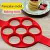 Moules de cuisson Cuisine Pancake Maker Moule Silicone Moules Tapis Antiadhésif Cuisson Outil Cuiseur À Oeufs Pan Décoration Accessoires Pf9167