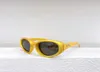 Femmes lunettes de soleil pour femmes hommes lunettes de soleil hommes mode Style protège les yeux UV400 lentille avec boîte aléatoire et étui 1210