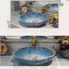 China Artistic Procelain Bancada Artesanal lavatório chinês pias de banheiro tigela boa qtd Ldhis