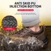 Buty Waliantile Kidhle Safety Buty dla mężczyzn Antismashing Steel palca czapka niezniszczalne buty robocze mężczyźni