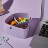 Zestawy naczyń stołowych Watermelon Lunch Box Particed Microwave Offiting Office Cute Student Bento z pokrywką
