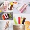 New Ice Popsicle Mold Disposable Sealed Bags Freezer Tube Yogurt Ice Cream Sticks Juice Fruit Smoothies Bag Summer Popsicle Making