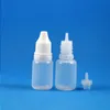 100 conjuntos de frascos conta-gotas de plástico de 10 ml tampa de prova de adulteração longa e fina ponta de agulha bico para líquido gota vapor e-líquido 10 ml Autve