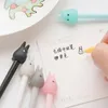 2PC Creative Chinchilla Gel Pen Kawaii Black Signature Accessories Office School Supplies Korea Stationery