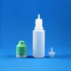 Plastic Dropper Bottle Double Proof 18 ML 100 Pieces Thief Safe Child Safety Caps Vapor Can Squeezable For E Cig Sqisg