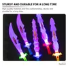 LED Light Sticks 8 st lysande svärd leksaker med blinkande LED-lampor födelsedagspresent för pojke barn halloween festklädning kostymtillbehör 230625