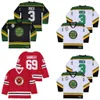 ＃69 Shoresy LetterkennyアイリッシュテレビシリーズボスRhea Goon Movie St John's Shamrocks Green White Red Hockey Jerseys Size M-XXXL