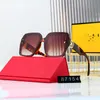 12% OFF Wholesale of F letter frame square large face slimming glasses UV resistant sunglasses for women