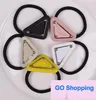 High-End Inverted Triangle Logo Letter Hair Rope Hair Accessories Female Rada Rubber Band Headband Headdress Wholesale