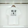 디자이너 Mens Tshirts 인쇄 된 남자 패션 하이 탑 티셔츠 코튼 캐주얼 Amirri 티셔츠 반팔 힙합 Y2K 그래픽 티 Streetwear Luxury SIZE S-4XL