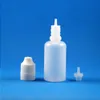 100 set / lotto 30ml PE Flaconi contagocce in plastica Tamper Evident Child Double Proof Caps Punte lunghe e sottili dell'ago e Vapor Cig Liquid 30 mL Botnh