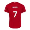 3xl 4xl 23 24 25 MAC Allister Soccer Jersey Gakpo Darwin 2023 2024 2025 Gravenberch Luis Diaz Alexander Arnold Football Kit Tops Skjortor Män barn Uniform A.Becker