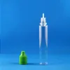 100 sets/partij 30 ml UNICORN Clear Plastic Dropper Flessen Kindveilige Tamper Proof Lange Dunne Tip e Liquid Vapor Juice e-Liquide 30 ml Udtc