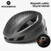 Fietshelmen ROCKBROS Herenhelm Fietsen Mtb met achterlicht 9 standen Dames Fietshelm met magnetische afdekking 19 ventilatieopeningen Breathab PC+EPS HKD230626