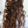 Dried Flowers 4-10pcs Baby's Breath Flower Hair Pin Gypsophila Bridal Accessories white flowers for hair Wedding