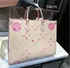 MODE Tragetaschen Crafty ONTHEGO Designer-Handtaschen MM GM PM FRAUEN Luxus-Brieftasche aus echtem Leder mit Farbdruck für Damen unterwegs, Umhängetasche, Umhängetasche