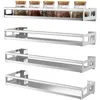 Pot Racks Spice Rack Wall Mount Kitchen Organizer förvaringshylla Punch Free Hyllar Hållare för badrum Hushållsartiklar 230625