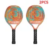 Raquettes De Tennis 2 PCS Raquette De Tennis De Plage Originales Raquettes De Tennis De Plage Pagaie Doux EVA Visage Raqueta Avec Sacs Unisexe Équipement Padel 230626