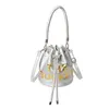Borsa con coulisse 2023 Fashion Texture per donna Nuova borsa a tracolla Borse Design Bright Face Bucket Bag per borse da donna pu